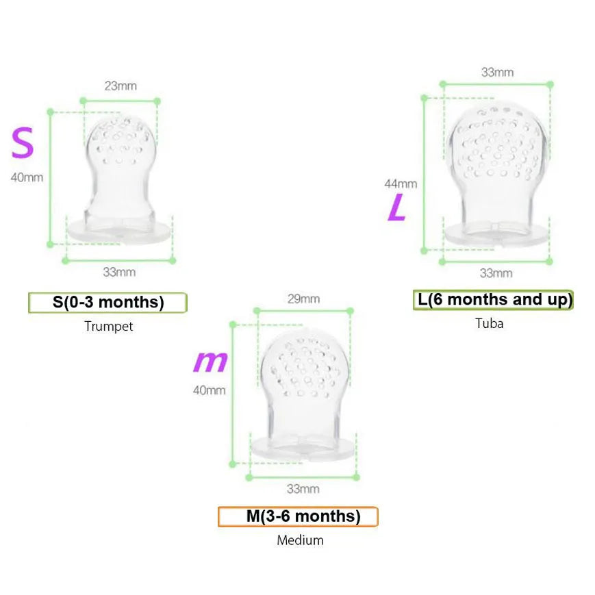 30pcs/lot Baby Fruit Pacifier Feeder Bottle Silicone Fresh Food Milk Nibbler Dummy Nipple Pacifier Clip free ePacket to Brazil