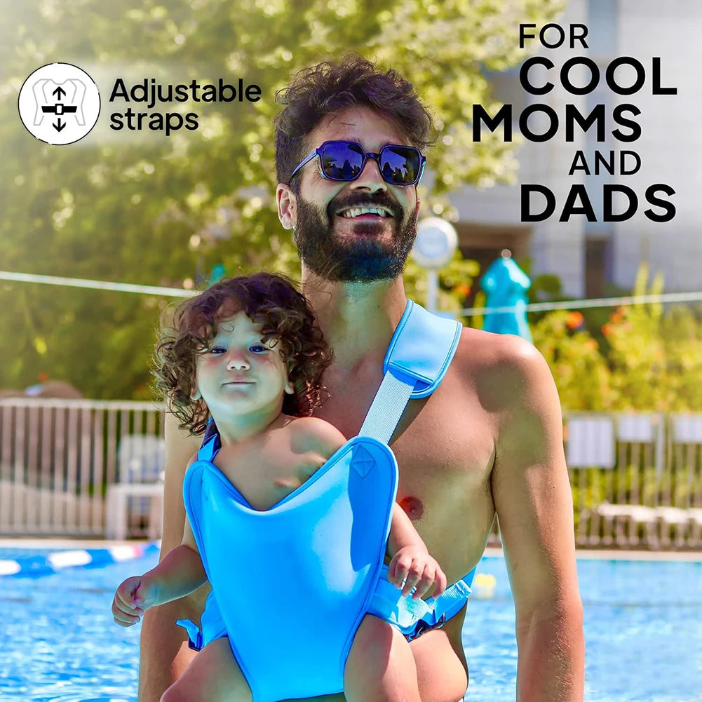 Innovative Carrier Adjustable Infant Chest Holder Use Both in Water & Land Infant Baby Hip Seat Carrier for Shopping Travelling