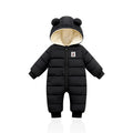 Cute Baby Boys Snowsuit New Born baby girls Winter Coat Toddler Clothes Hooded Zip Jumpsuit Baby bunting winter winter baby boy