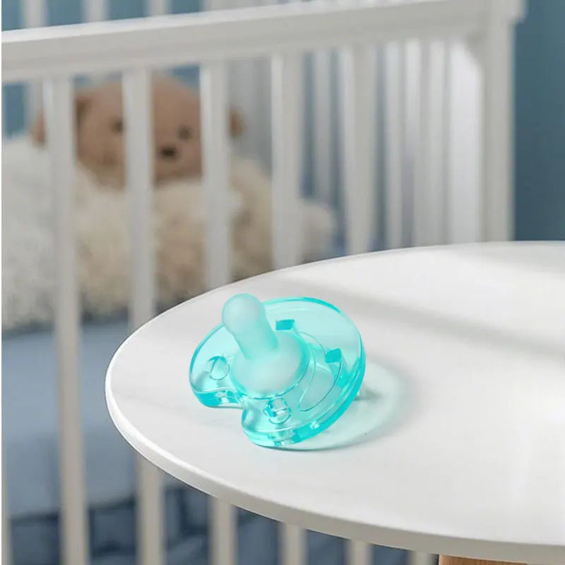 0-3 month Baby Pacifier Small Nipple Head 100% BPA Free Liquid Silicone Pacifiers Soother Soothe baby to sleep