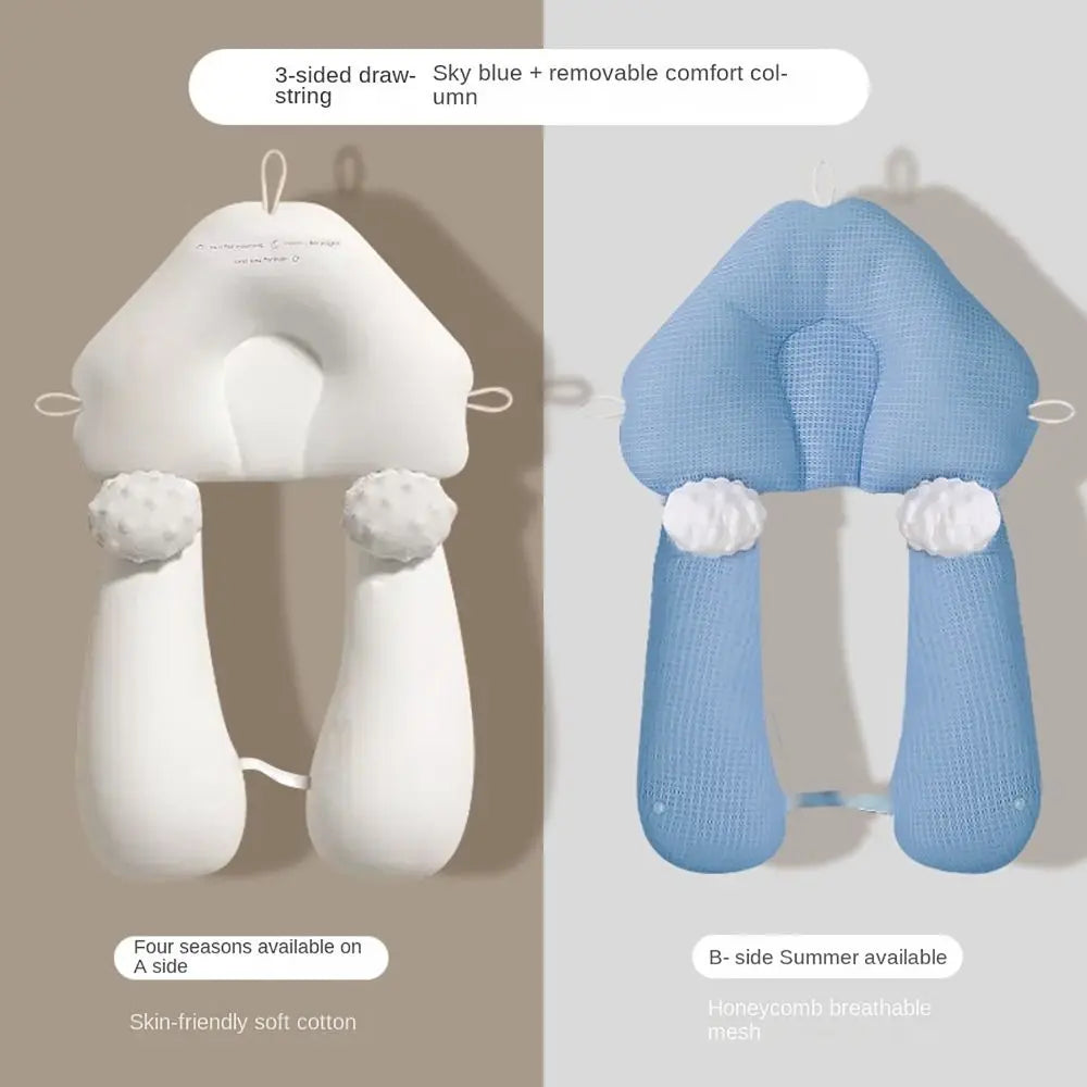 With Placatory Column Head Shaping Pillow Skin-friendly Fabric Soft Breathable Baby Memory Pillow Baby Care