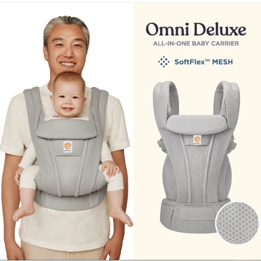 Egobaby Omni Deluxe Baby Carrier Breeze Ergonomic Backpacks Holder Shoulder Waist Belt Sling Suspenders 360