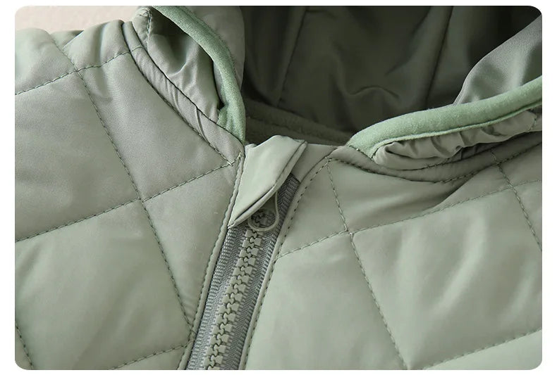 Autumn Winter Baby Quilted Romper - Newborn Thickened Warm Onesie Cotton Outerwear Toddler Creeper