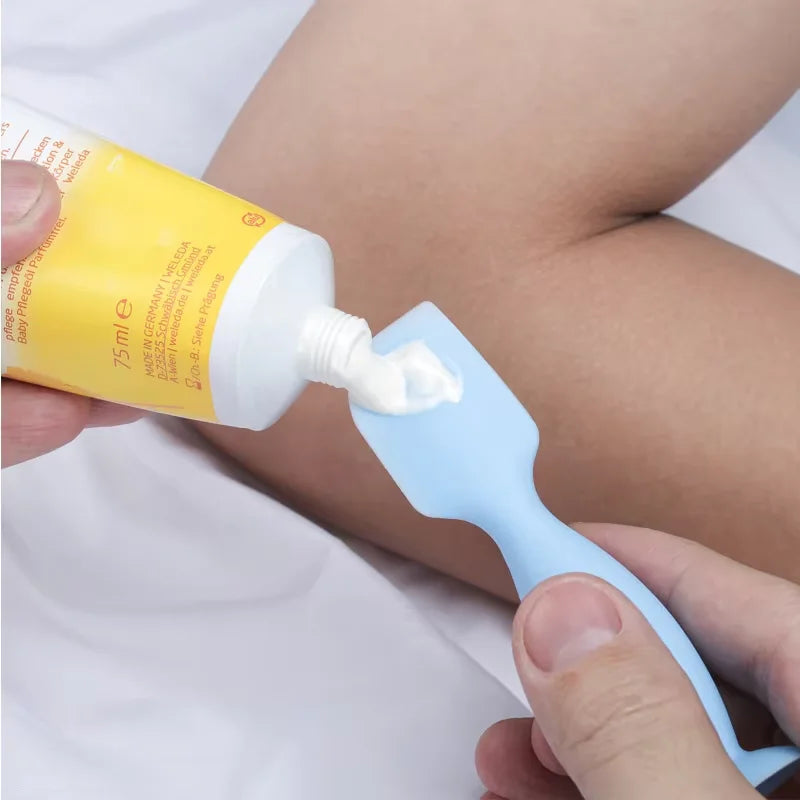 Baby Diaper Cream Spatula for Butt Paste Soft Silicone Brush Applicator Infant Butt Cream Spoon Newborn Baby Product