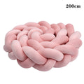 2M/3M Baby Bed Bumper Braided Crib Anti-collision Bed Surround Newborns Bumper Circumference Protector