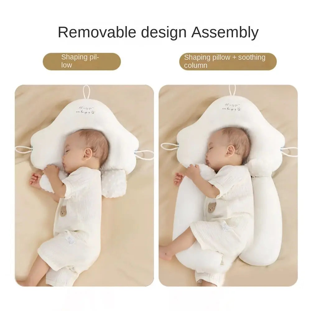 With Placatory Column Head Shaping Pillow Skin-friendly Fabric Soft Breathable Baby Memory Pillow Baby Care
