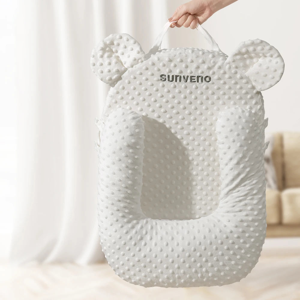 Sunveno Original Newborn Portable Slope Pad Baby Feeding Pillow Infant Anti Spitting Slope Pad help relieve baby's overflowing