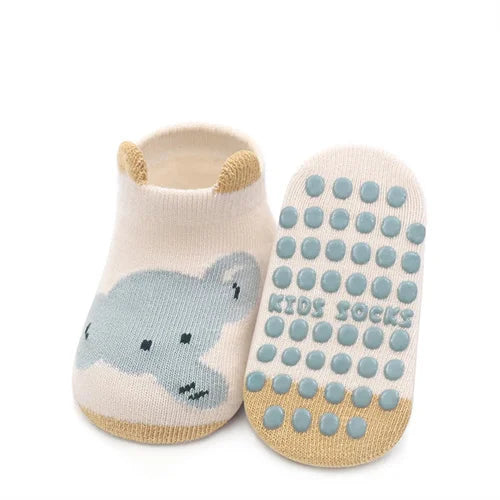 Lawadka Newborn Baby Socks Anti Slip Cotton Cartoon Toddler Floor Short Socks For Girls Boys Casual Infant's Home Sock Autumn
