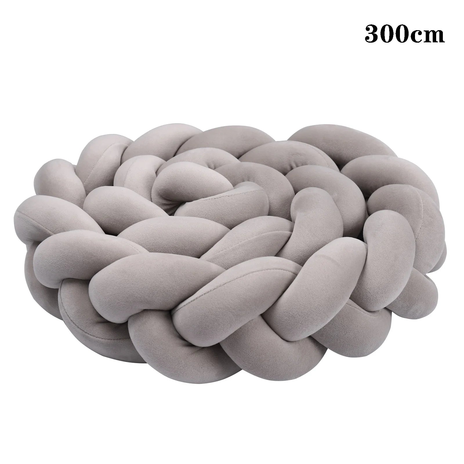 2M/3M Baby Bed Bumper Braided Crib Anti-collision Bed Surround Newborns Bumper Circumference Protector