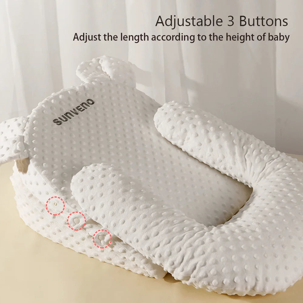 Sunveno Original Newborn Portable Slope Pad Baby Feeding Pillow Infant Anti Spitting Slope Pad help relieve baby's overflowing