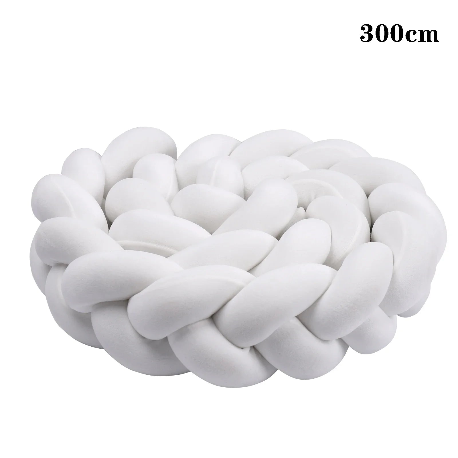 2M/3M Baby Bed Bumper Braided Crib Anti-collision Bed Surround Newborns Bumper Circumference Protector