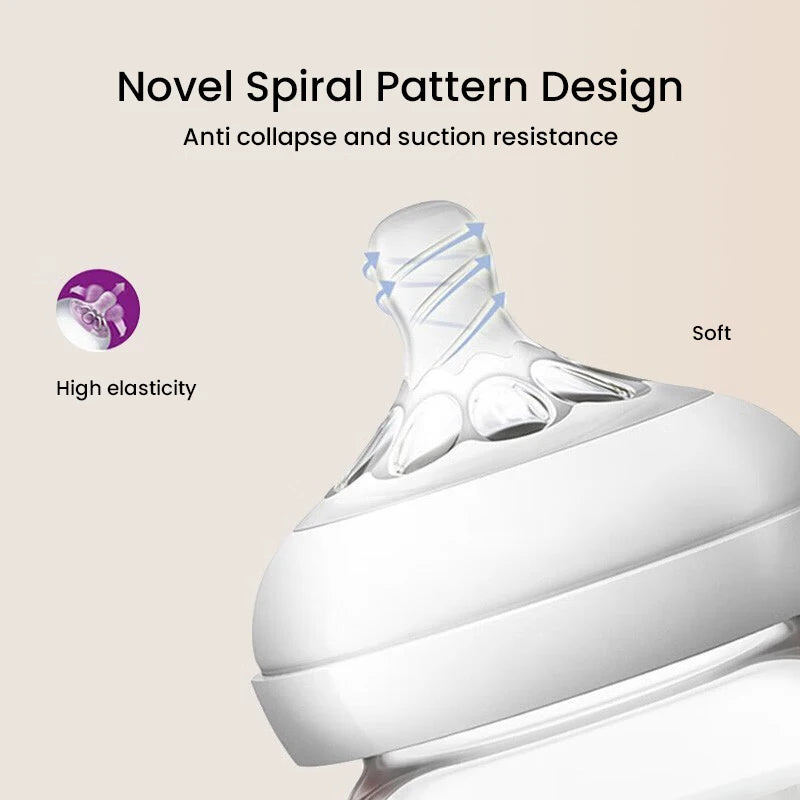 AVENT Baby Bottle 125ml/160ml Newborn Glass Bottle Large Diameter Wear Resistant Corrosion Resistant High Temperature Resistant