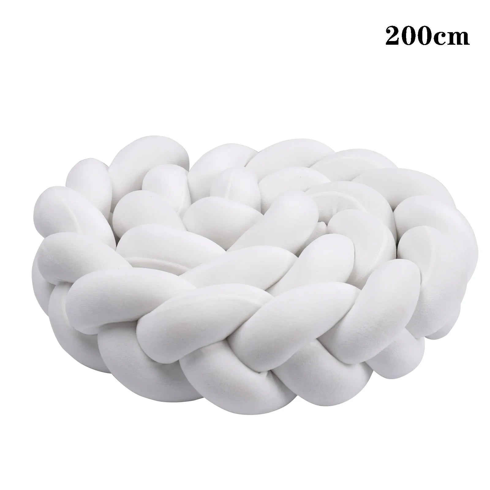 2M/3M Baby Bed Bumper Braided Crib Anti-collision Bed Surround Newborns Bumper Circumference Protector