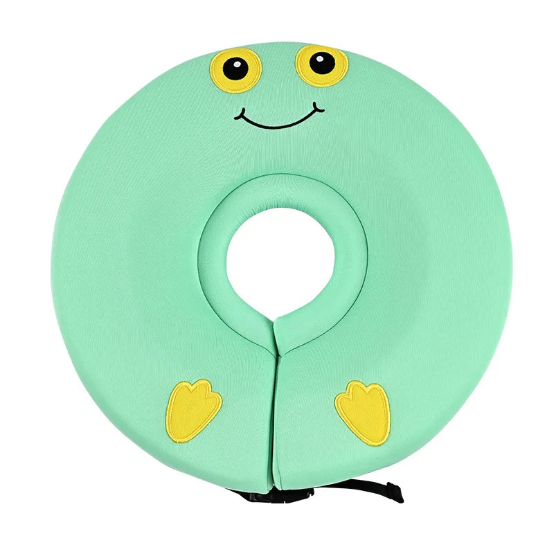 Non-Inflatable Baby Swimming Neck Float Newborn Swim Floating Neck Ring Swim Trainer for Bathtub Toys Swimming Pool Accessories