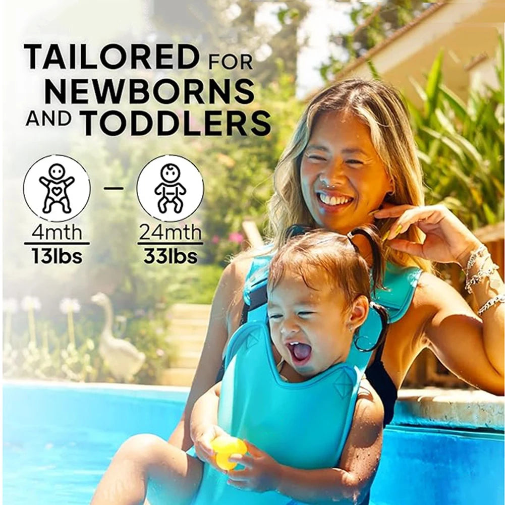 Innovative Carrier Adjustable Infant Chest Holder Use Both in Water & Land Infant Baby Hip Seat Carrier for Shopping Travelling