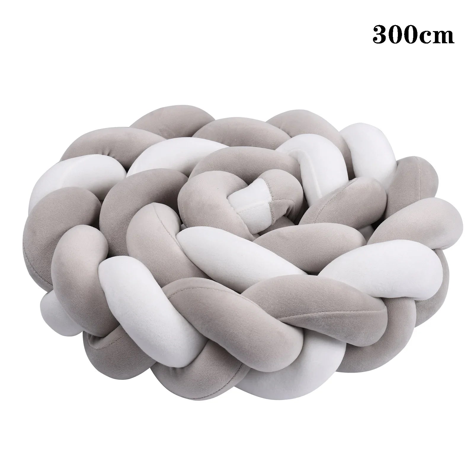 2M/3M Baby Bed Bumper Braided Crib Anti-collision Bed Surround Newborns Bumper Circumference Protector