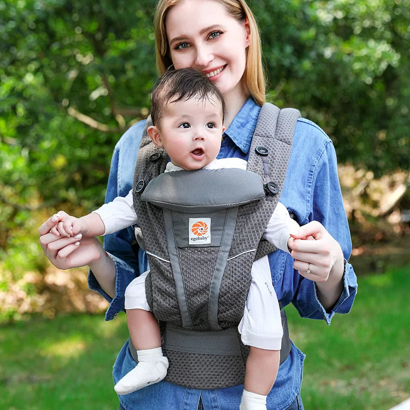 Baby Carrier Cotton Ergonomic Backpacks Holder Shoulder Waist Belt Sling Toddler Outdoor Holding Front and Back Universal