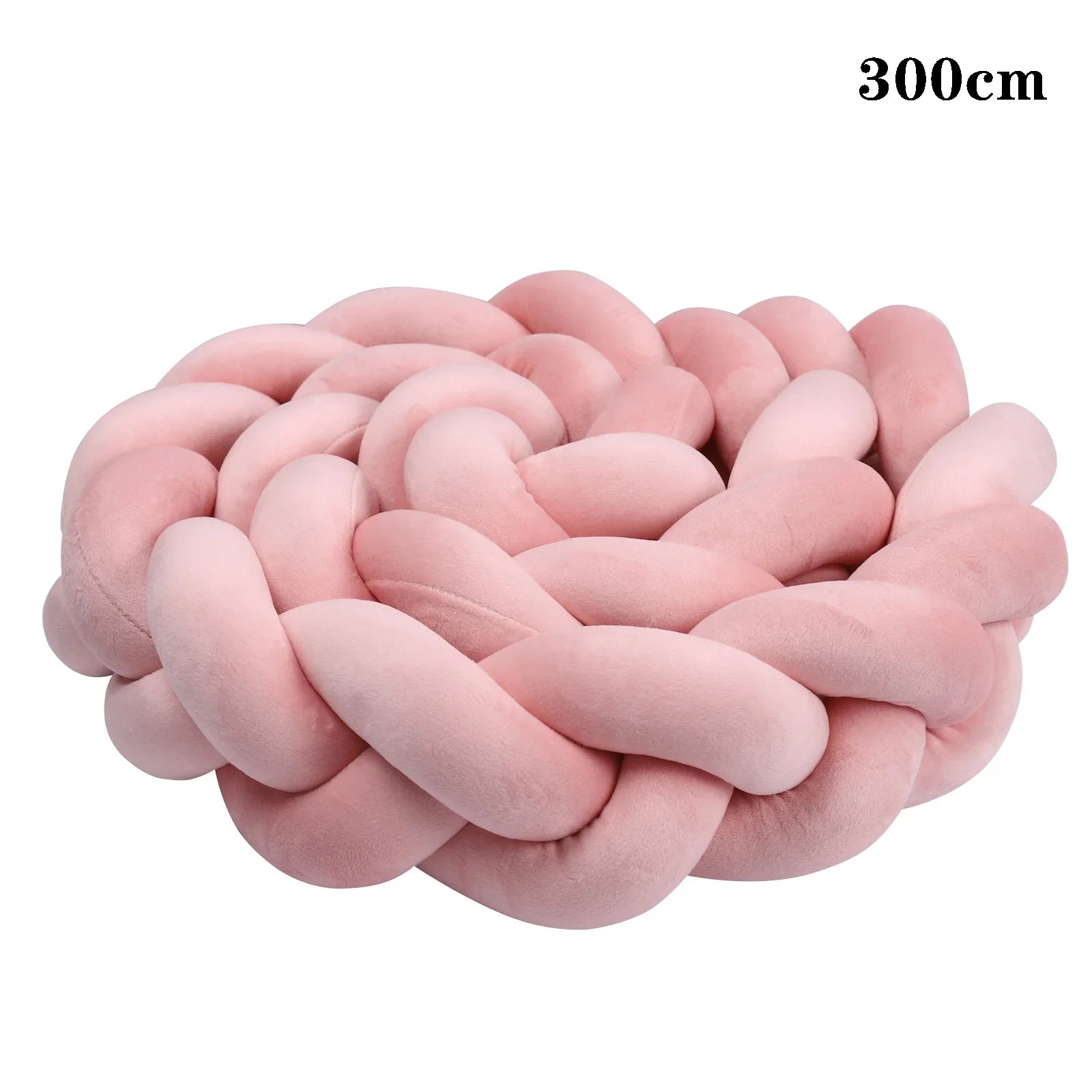 2M/3M Baby Bed Bumper Braided Crib Anti-collision Bed Surround Newborns Bumper Circumference Protector