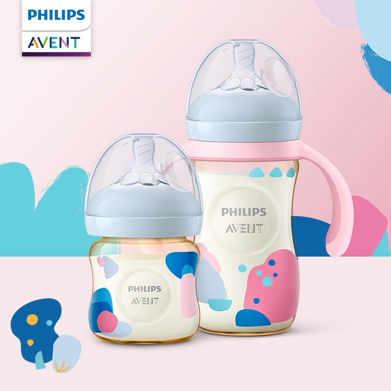 PHILIPS AVENT Newborn baby Large caliber food grade PPSU material Feeding bottle Anti-Colic 0-3 years old baby NO BPA