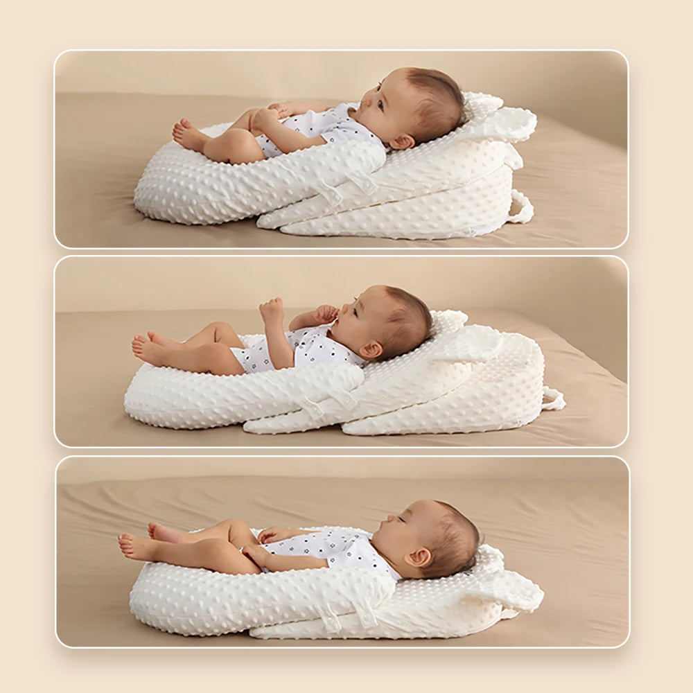 Sunveno Original Newborn Portable Slope Pad Baby Feeding Pillow Infant Anti Spitting Slope Pad help relieve baby's overflowing