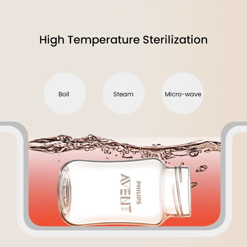 Avent Newborn Baby Bottle SCF678 125ml/160ml Baby Glass Bottles Newborn Feeding Supplies BPA Free Wide Caliber