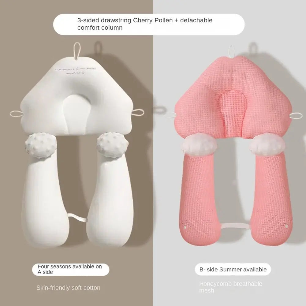 With Placatory Column Head Shaping Pillow Skin-friendly Fabric Soft Breathable Baby Memory Pillow Baby Care