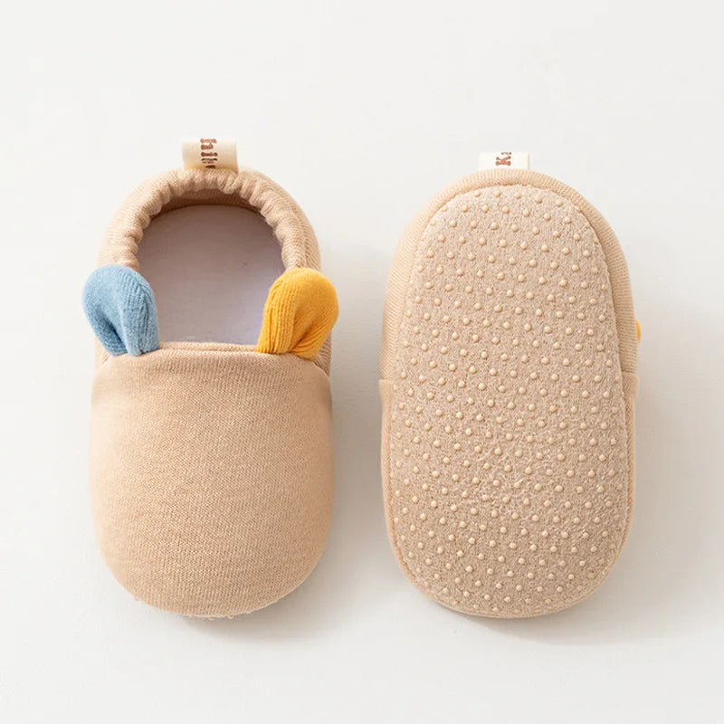 Baby Shoes Socks First Walkers Infant Socks Shoes Toddler Boys and Girls Shoes Soft Non-Slip Sole Floor Casual Kids Shoes