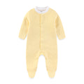 Solid Color Winter Baby Unisex Jumpsuits Warm Newborn Boy Girl Footed Rompers Infant Outfit