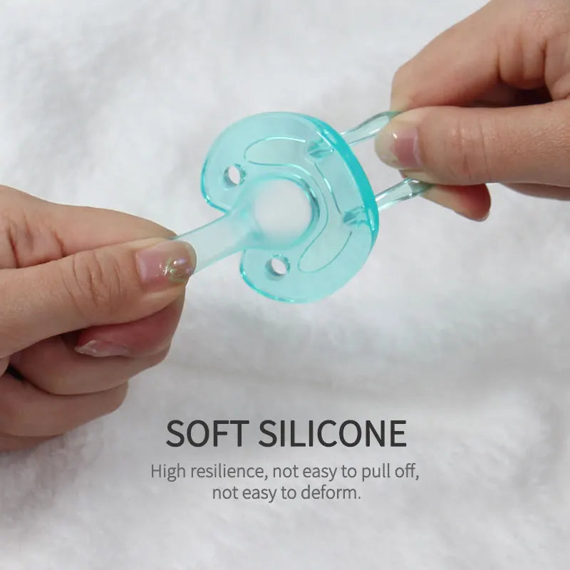 0-3 month Baby Pacifier Small Nipple Head 100% BPA Free Liquid Silicone Pacifiers Soother Soothe baby to sleep