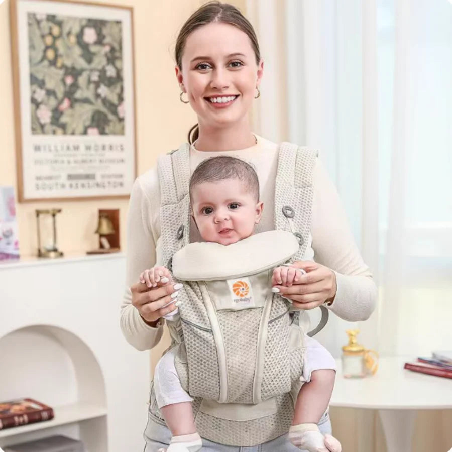 Baby Carrier Cotton Ergonomic Backpacks Holder Shoulder Waist Belt Sling Toddler Outdoor Holding Front and Back Universal