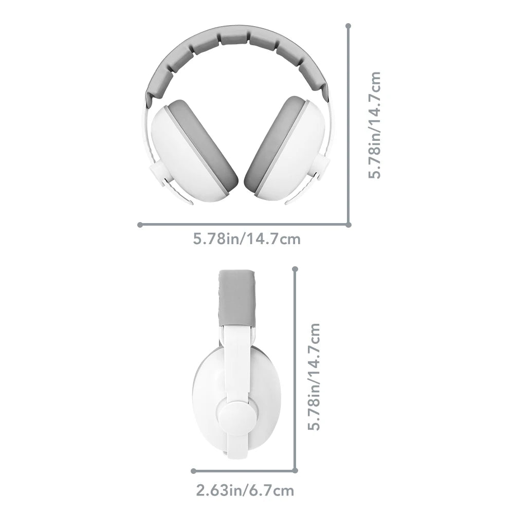 1pc Baby Ear Protection for Babies and Toddlers up to 36 Months，Noise Reduction Earmuffs - Comfortable Baby Headphones Against