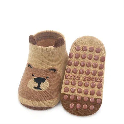 Lawadka Newborn Baby Socks Anti Slip Cotton Cartoon Toddler Floor Short Socks For Girls Boys Casual Infant's Home Sock Autumn
