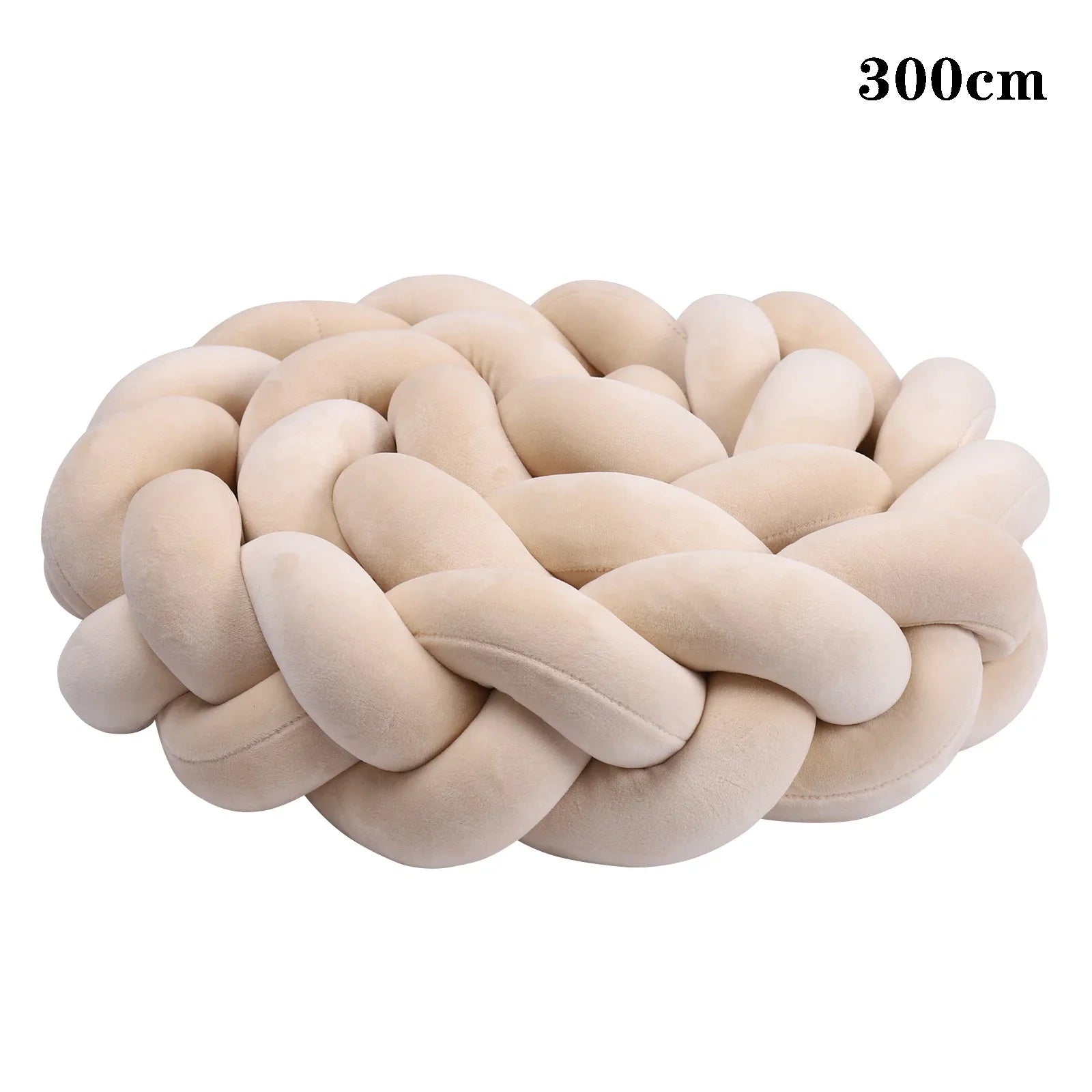 2M/3M Baby Bed Bumper Braided Crib Anti-collision Bed Surround Newborns Bumper Circumference Protector