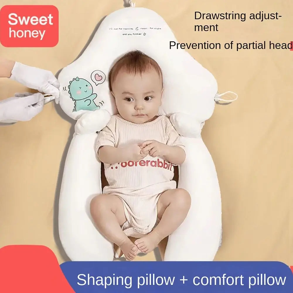 With Placatory Column Head Shaping Pillow Skin-friendly Fabric Soft Breathable Baby Memory Pillow Baby Care