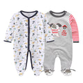 2 Pcs/Lot Baby Rompers Newborn Boy Girl Long Sleeves Clothing Set Spring Autumn Infant Onesies Clothes Christmas Valentine's Day