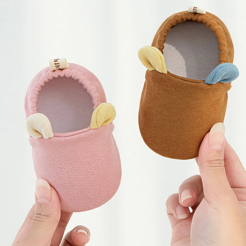 Baby Shoes Socks First Walkers Infant Socks Shoes Toddler Boys and Girls Shoes Soft Non-Slip Sole Floor Casual Kids Shoes