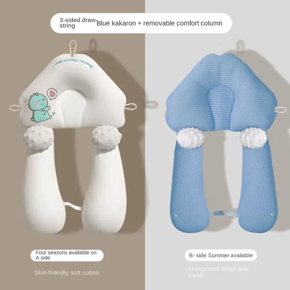 With Placatory Column Head Shaping Pillow Skin-friendly Fabric Soft Breathable Baby Memory Pillow Baby Care