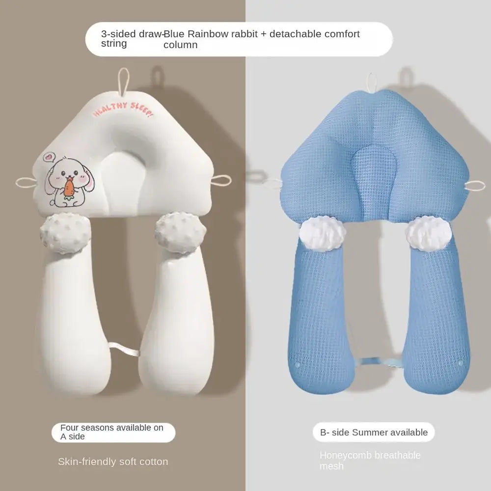 With Placatory Column Head Shaping Pillow Skin-friendly Fabric Soft Breathable Baby Memory Pillow Baby Care