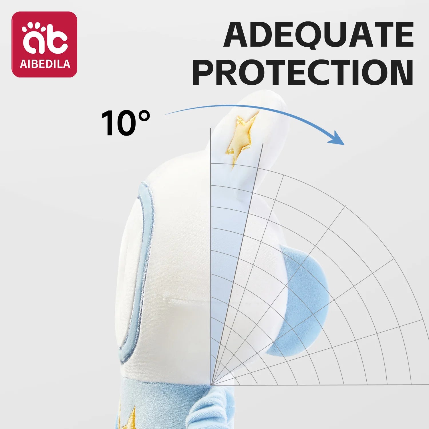 AIBEDILA 3-Sided Anti-Fall Safety Pad Cute Animal Baby Head Back Protector Pillow for Crawling Walking Toddlers 0-3T Gifts