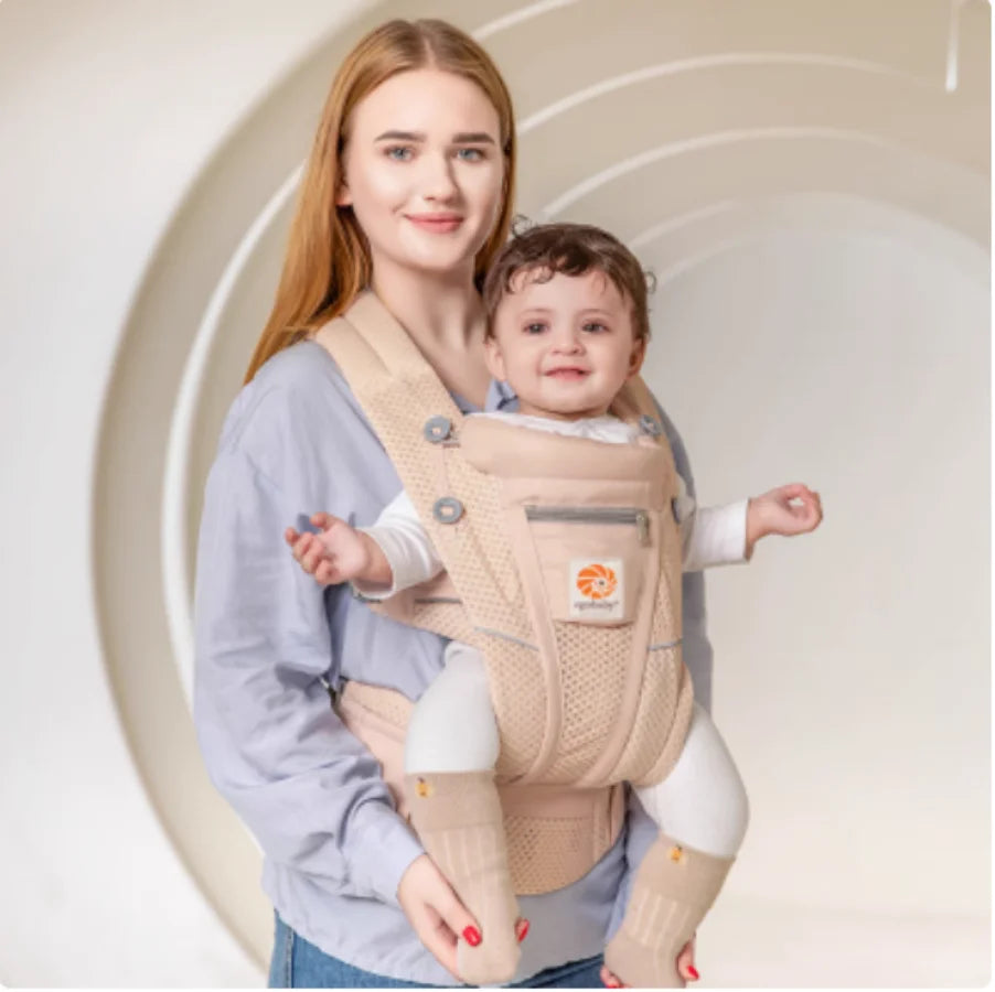 Baby Carrier Cotton Ergonomic Backpacks Holder Shoulder Waist Belt Sling Toddler Outdoor Holding Front and Back Universal