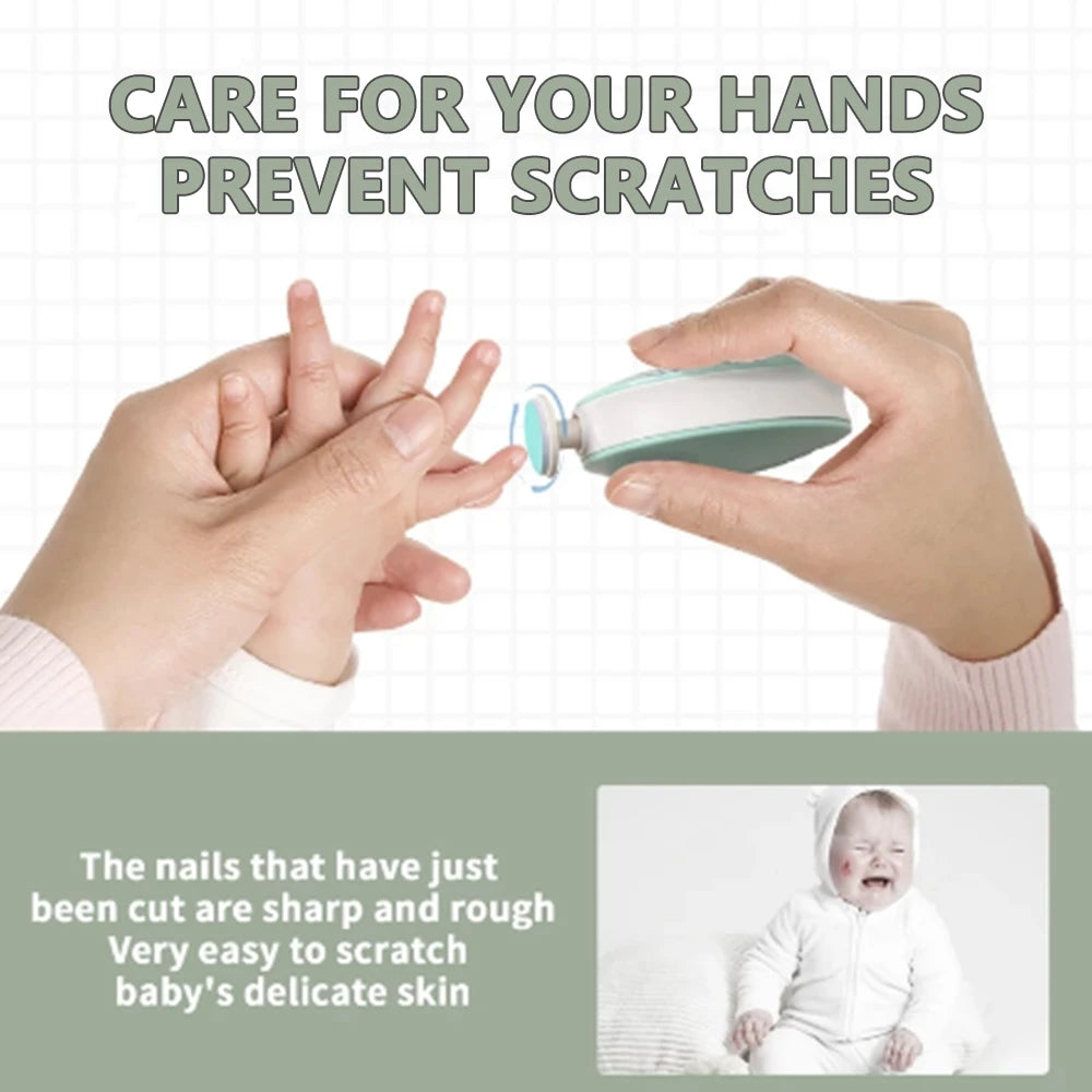 Baby Electric Nail Clippers, Children's Nail Polishing Tools, Baby Manicure Scissors, Baby Hygiene Kits, Newborn Nail Clippers